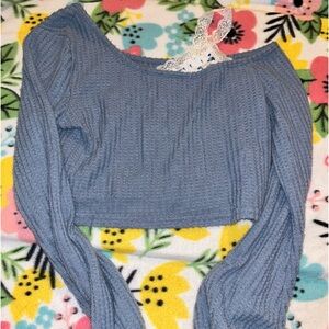 Romwe Off The Shoulder Top